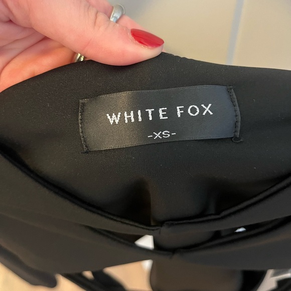 NWOT White Fox Just The Intro Bodysuit in black, size xs, - Picture 6 of 7